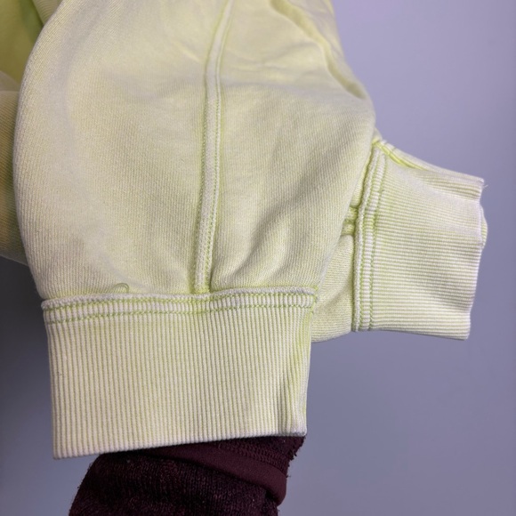 Free People Go For Gold Reversible Pullover Sweatshirt Sz S Key Lime Green - Picture 10 of 15